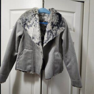 NWT Marrakech Anthropologie Faux Fur Jacket
